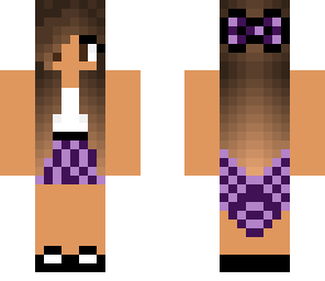purple summertime girl