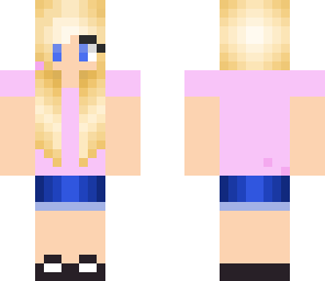 simple blonde girl