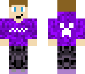 cool purple boy