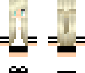 blonde anime school girl