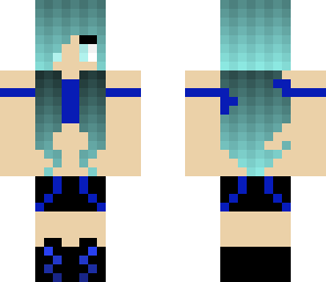 blue girl