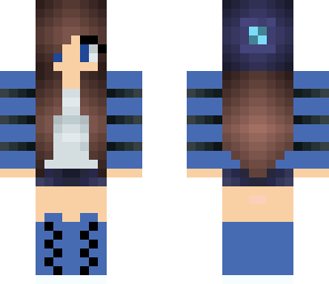 blue beanie girl