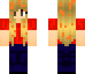 blonde girl with pants