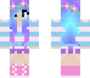 cute fantasy blue girl