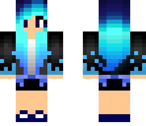 blue dj girl