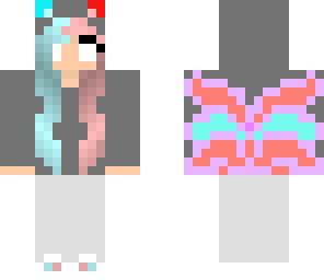 sixtailed herobrine girl