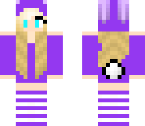 purple bunny girl