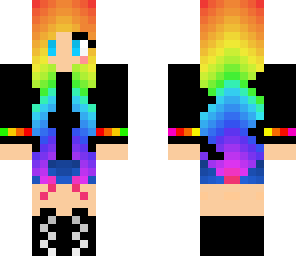 rainbow girl