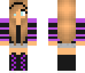 purple girl with hairband -mimi-