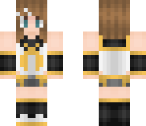 rin kagamine -brown hair-