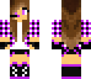 edited purple gamer girl