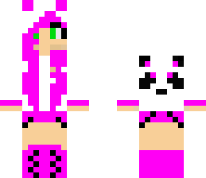 fixed pink panda girl