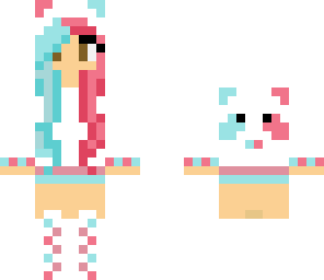 red and blue panda- edited