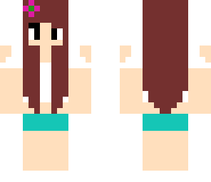 girl with flower in hair