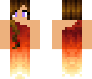fire dress girl