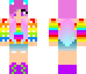 rainbow girl