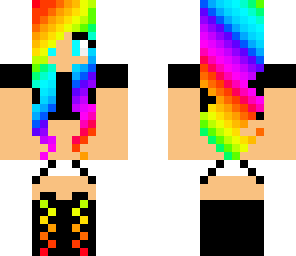 rainbow girl