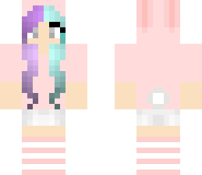 cotton candy bunny girl