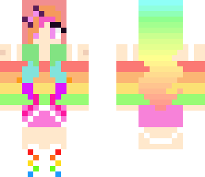 rainbow girl