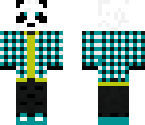 plaid panda