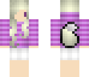 purple dog girl