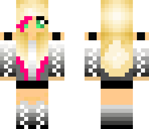 girl with pink hair