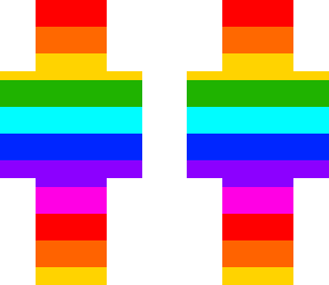 crazy rainbow man