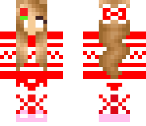 chrismas herobrine girl