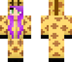 purple hair giraffe