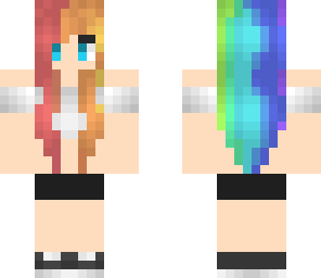 rainbow dj chick