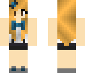 blue bowtie girl