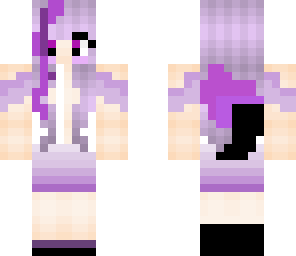 pretty purple wolf girl