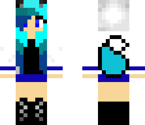 blue wolf girl
