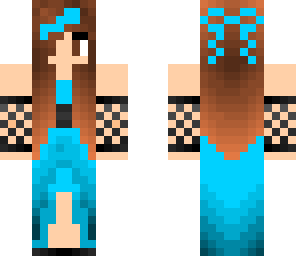 slightly edited my brunette prom outfit