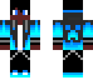 black guy in blue