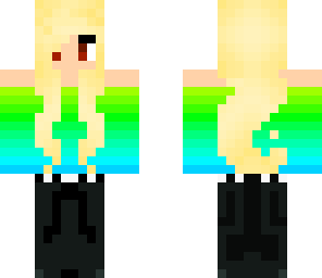 greenrainbowblondgirl