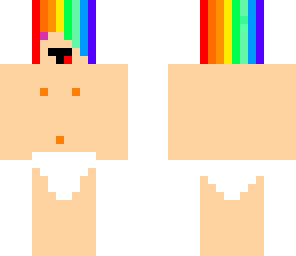 derpy baby rainbow skin