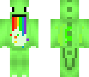 dinosaur barfing rainbow