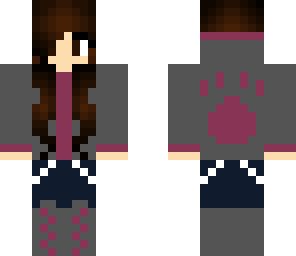 headphone bear claw girl
