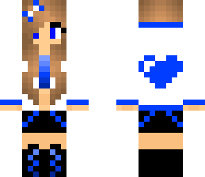 navy headphones girl
