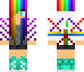 rainbow girl