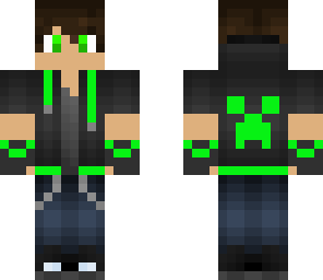 green hoodie teen