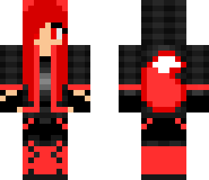 edited girl of red