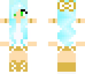 girl with blue hairs