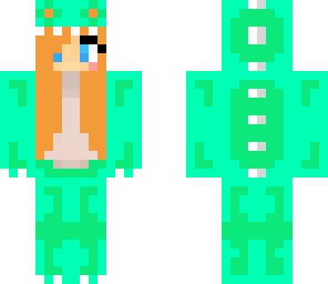mint and green dino