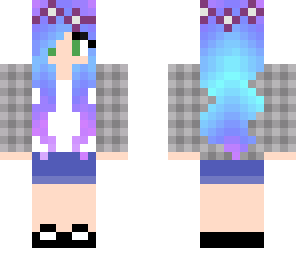 galaxy haired girl