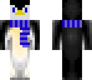 penguin with scarf