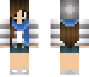 cute scarfed girl