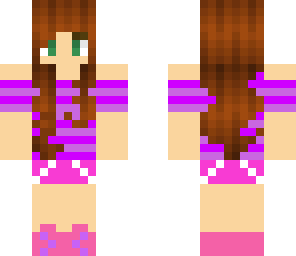 pink purple girl