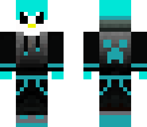 penguin in a sweatshirt